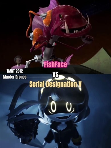FishFace (TMNT 2012) vs Serial Designation V