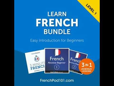 Learn French Bundle - Easy Introduction for Beginners (Level 1) - Frenchpod101.Com