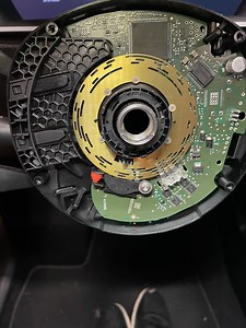 Alarm messages after steering column control module re-installed on Model X