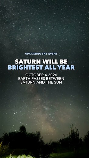 Saturn Will Be at Its Brightest on October 4