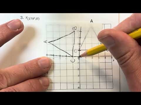 Rotations Notes using wax paper, parchment paper, or patty paper