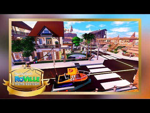 🏡 DECO Neighborhood on the Beach || Best Of RoVille - Home Edition With House Code || RoVille Tours