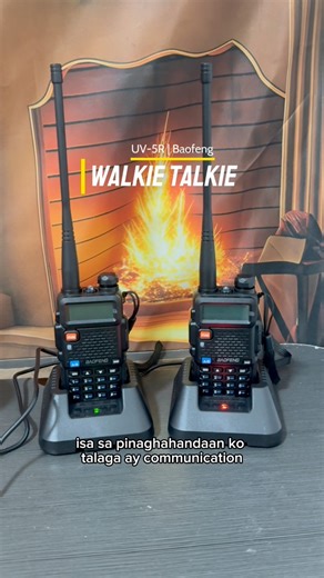 Just got our Baofeng UV-5R Walkie Talkies and it’s such a lifesaver especially this typhoon season. Clear signal, long battery life (1800mAh!), and up to 10KM range — perfect for emergency prep or even everyday use. One for me and one for my Mother-in-law para sure na connected kami kahit mawalan ng signal. 💪✨ Reliable, durable, and super easy to use — definitely a must-have for every household! 🙌 #BaofengUV5R #WalkieTalkiePH #EmergencyReady #TwoWayRadio #TyphoonPrep #DisasterReady #BaofengRad