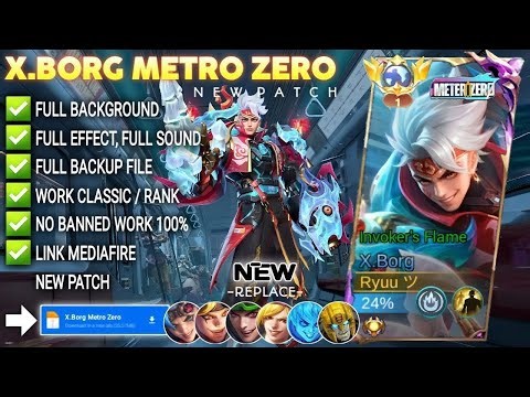 Script Skin X.Borg Metro Zero No Password | Full Effect Voice | Patch Terbaru