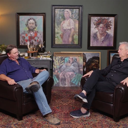 "We make tons and tons of paintings. But those gems, that just kind of sit there, those are the ones that have longevity." ~ Lon Brauer While filming his PaintTube TV video courses, Lon sat down with Eric Rhoads, Publisher to talk about art, learning, and the surprising value of holding on to work that still holds up years later. Watch the full conversation and paint alongside Lon at https://painttube.tv/search?q=lon brauer | PaintTube Art Instruction by Streamline