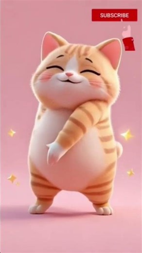 Cute Chubby Cat Dance 😺✨ | Adorable Kitty Moves | Tickle Box TV#shorts #catdance