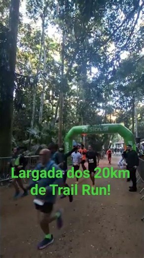 Largada dos 20Km de Trail Run. #caminhoparaumavidamelhor