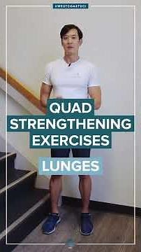 Strengthen your Quads with this Exercise! Eccentric LUNGES🦵