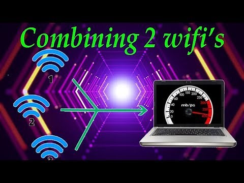 How to combine two Internet or WIFI connections for faster Internet