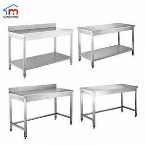 [Hot Item] Xiangsheng Customized Square Tube Stainless Steel Workbench Industrial Work Table