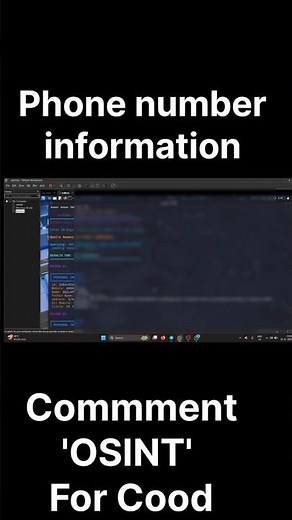 Phone number information gathering OSINT tool 🔥| #ethicalhacking #cybersecurity #cyberawareness