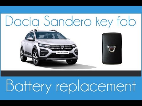 Dacia Sandero Key Fob battery replacement