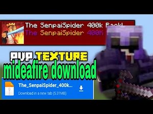 senpaisoider 400k texture pack mideafire download java+pojavlauncher