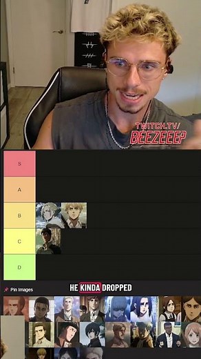 AOT Character Tier List Part 3 | #attackontitan #aot #animeseries #anime #animes #animeshorts