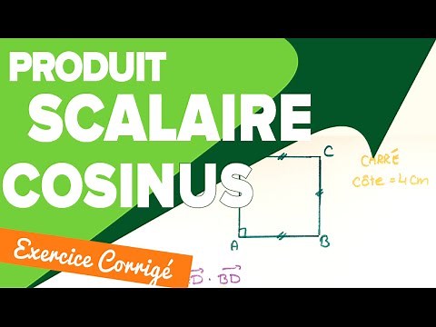Produit Scalaire de deux Vecteurs - Cours et Exercices - Mathrix