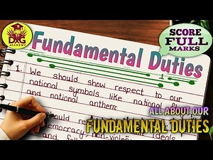 10 Lines on Fundamental duties||Fundamental duties||What are the fundamental duties we must follow||