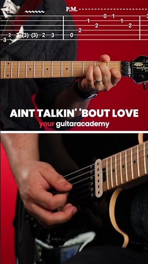 Ain't Talkin' 'Bout Love - Van Halen #guitarlessons