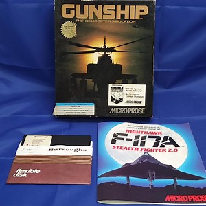 Gunship PC Big Box Game 1986 Microprose AH-64 Apache Helicopter Sim 5.25" - Etsy