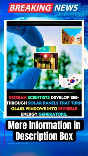 Transparent solar panels that let windows generate electricity — without blocking sunlight!