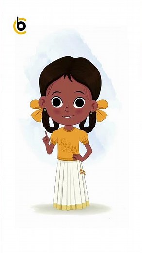 Download Animate cc (.fla) Cute Girl Cartoon 2D Animated - Download Vector Character Design