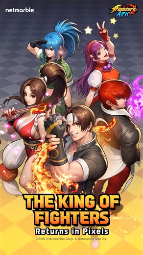 The King of Fighters characters are back in pixel art! Play The King of Fighters AFK now! 🎮 #KOF #KOFafk #TheKingofFighters | Netmarble