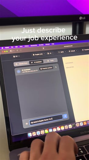How to create a CV in 5 minutes using AI