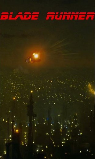 Blade Runner 2160p - Opening Cityscape - Inbound Spinner (Vertical Resolution)