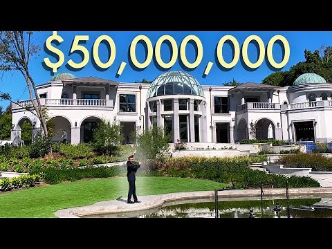 Touring $50 Million Dollar Los Angeles Mansion