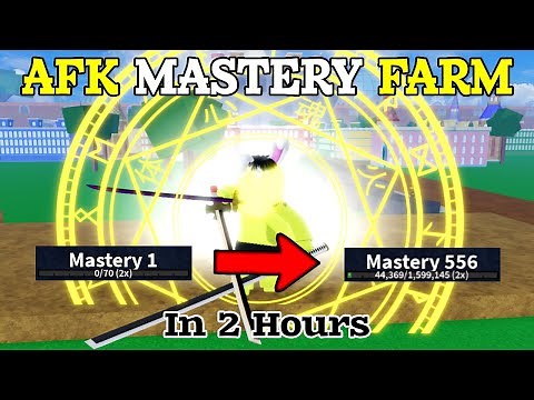 How to AFK Farm Mastery | Blox Fruits