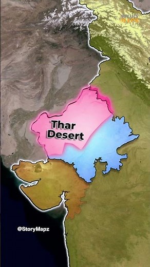 The Jewel of India's Arid Landscapes! Thar Desert [Mapchic]