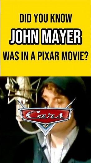 Did You Know John Mayer Was In A Pixar 🚗 Movie? #shorts