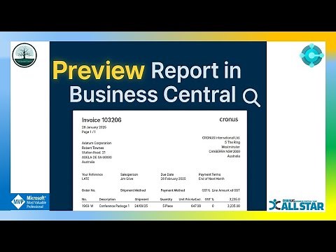 How to Preview Report Output in Business Central | File.ViewFromStream Explained