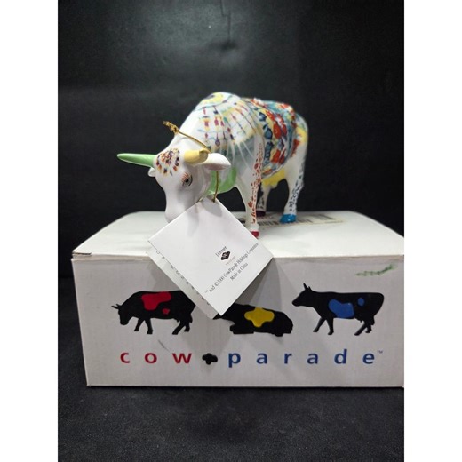 Cow Parade Udderly Groovy Lady Belle Bennet Figurine, Vintage Westland Giftware, #9170, Box/tag - Etsy