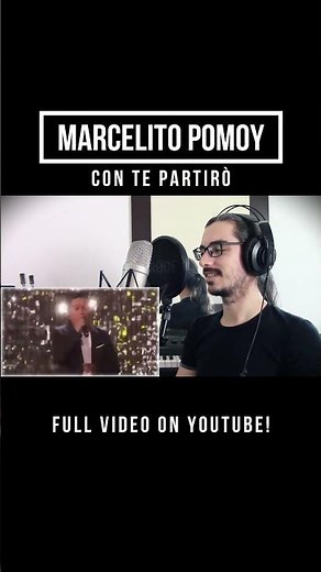 Marcelito Pomoy "Con te partirò" (AGT) pt.1 // Reaction & Analysis