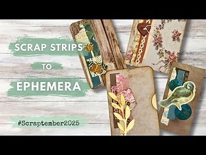 🛑 Don’t Toss Those Scrap Strips! Turn Them into Stunning Ephemera