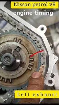 Nissan petrol v8 engine timing marks #how to fix nissan petrol v8 engine timing #easy