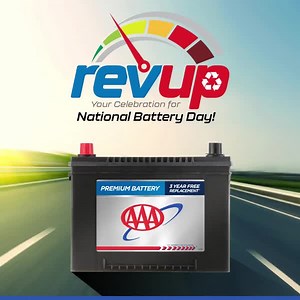 It's February 18th, which means National Battery Day! Today, we're giving a shout-out to the unsung heroes of the road: vehicle batteries! From zipping through the city to conquering weekend adventures, your car battery keeps you going. Check out AAA.com/Battery for more info on our Mobile Battery Service or to request battery assistance! #NationalBatteryDay #EVrevolution #BatteryLove #GoGreen | AAA Minneapolis