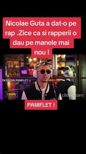 Nicolae Guta suparat pe rapperii si traperii din Romania ca s-au bagat pe manele toti
