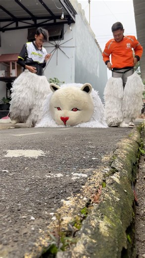 Driver shopee Tutorial memakai kostum can macanan