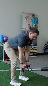 ‍♂️ Landmine Row for a Stronger Back! This dynamic row variation lights up your lats, traps, and rear delts, helping to improve posture, shoulder stability, and pulling power. Evan breaks down the movement so you can row with confidence and control. Let’s build strength that supports you every day! | Physical Therapy First | Facebook