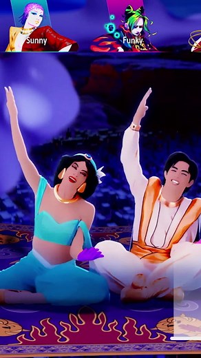 Just Dance Aladdin Magic Carpet Ride Dance - A Whole New World
