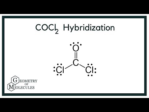 COCl2 (Phosgene) Hybridization Explanation
