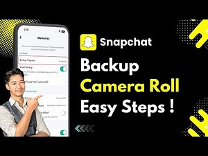 How To Backup Your Camera Roll On Snapchat !
