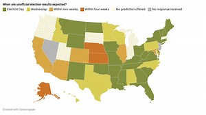 Interactive: When to expect 2024 election results in your state