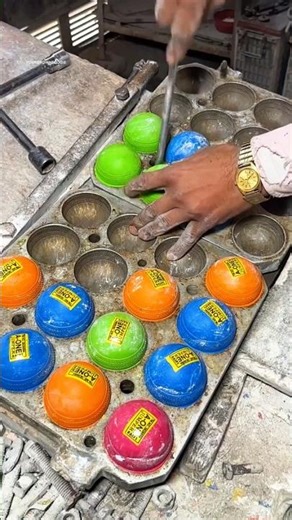 How are cricket balls made in the factory #short #cricketBall #cricketBallMaking