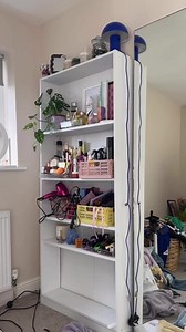 Giving furniture new life is such a simple at-home project 💜 Watch as @itsabinunn transforms this bookcase into a stunning masterpiece with just a coat of paint! 🔍 Get the Look: Homebase Paint - 538673 | Homebase