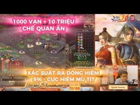 Vo Lam 2.0 PC: 10M+10M creation, 5% rare line, very hard