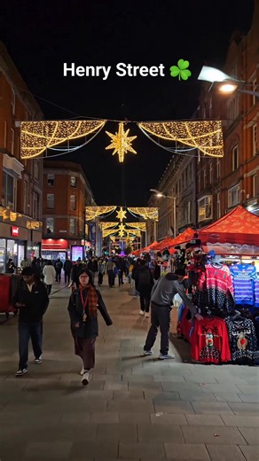 Henry Street Christmas Markets 🎄 Dublin Ireland #Christmas #Dublin #Ireland #Christmas #winter | In Ireland