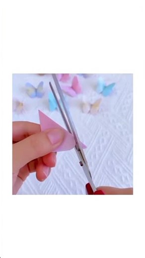 DIY cute butterfly #aestheticroomdecor #diy #papercraft #butterfly