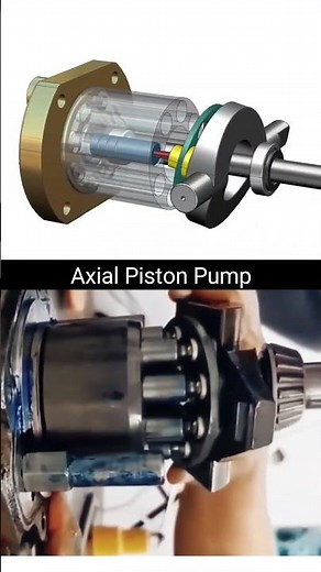 Axial Piston Pump working mechanism #mechanism #mechanic #engineering #machine #3ddesign
